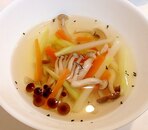 ブロッコリーの茎のスープ